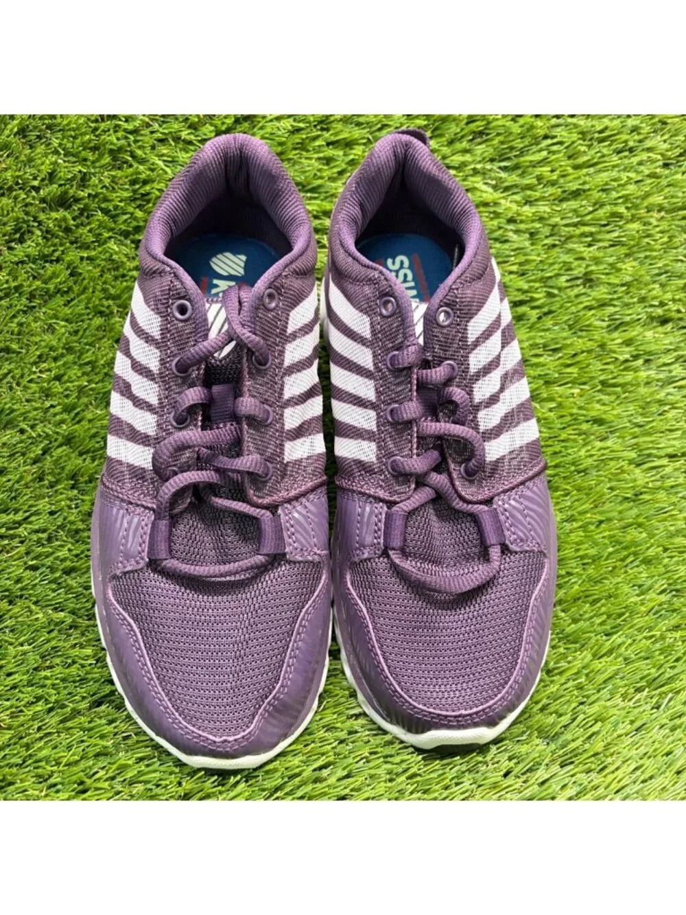 K-Swiss X Lite Womens Size 5.5 Purple White Athletic Running Shoes Sneakers